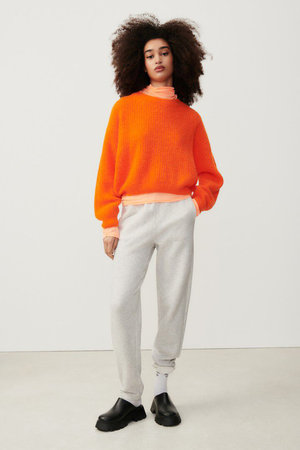 AMERICAN VINTAGE(아메리칸 빈티지) [아메리칸 빈티지] WOMEN'S JUMPER EAST (FLUORESCENT ORANGE) | S.I.VILLAGE (에스아이빌리지)