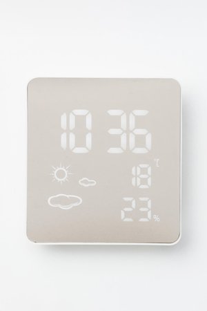 JAJU(자주) 날씨와 온습도를 알려주는 LED시계 | S.I.VILLAGE (에스아이빌리지)