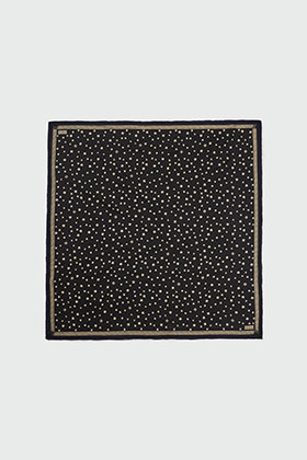 EENK(잉크) ZUE Silk Scarf - Black | S.I.VILLAGE (에스아이빌리지)