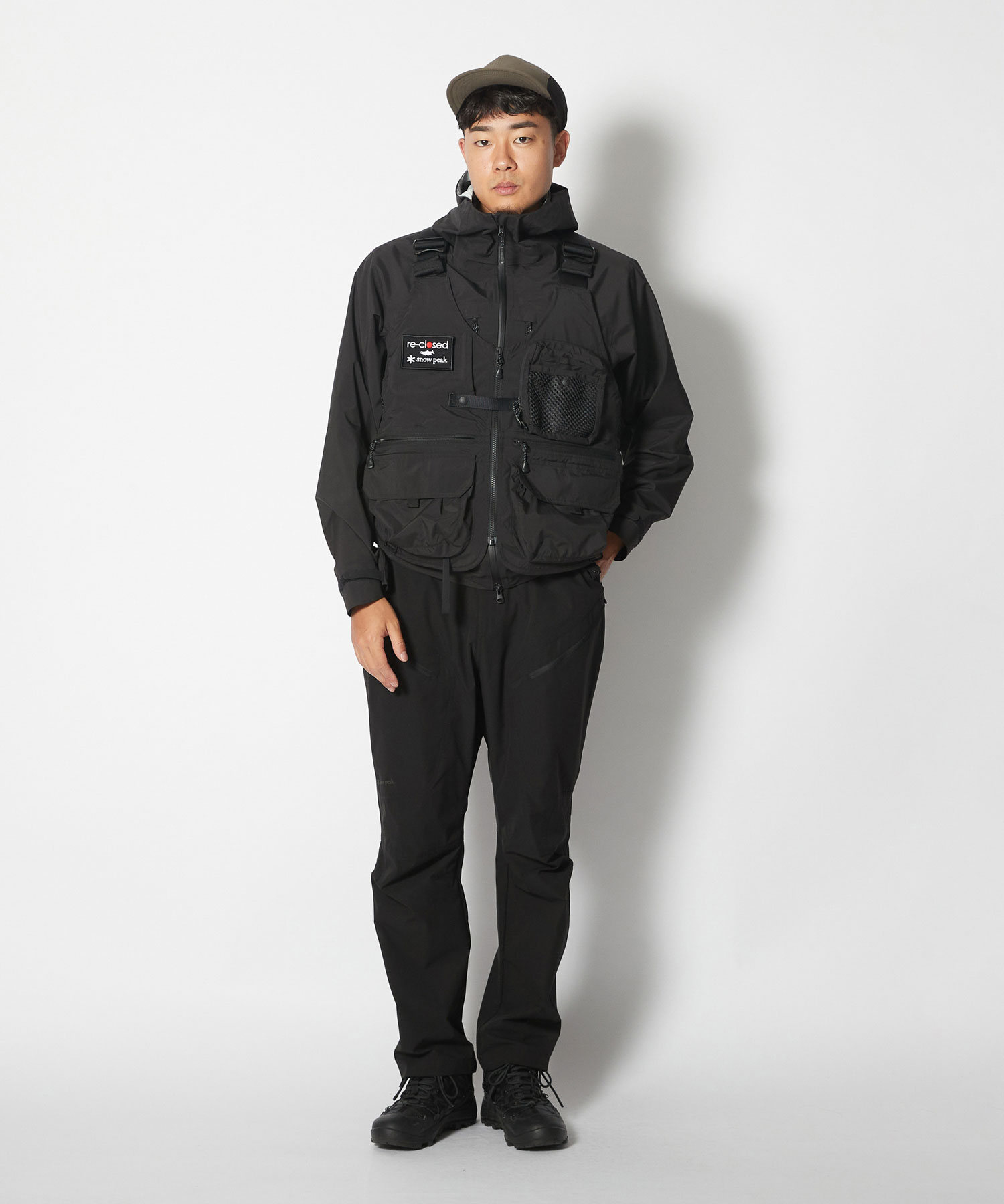 SNOW PEAK(스노우 피크) Toned Trout Camp Vest Black TT2410-VT02BK | S.I.VILLAGE  (에스아이빌리지)