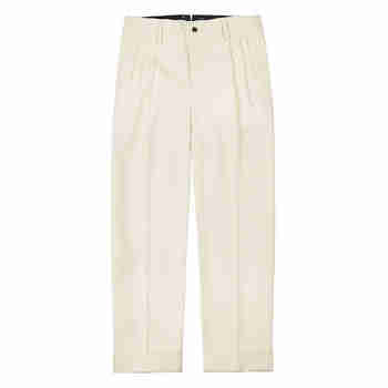 SORTIE(솔티) Cotton Hollywood Trousers (Ivory) | S.I.VILLAGE (에스아이빌리지)