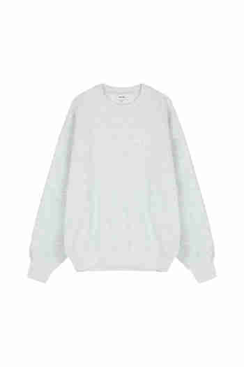 VIS A VIS(비자비) LOGO SWEATSHIRT (L.T GRAY MELANGE) | S.I.VILLAGE (에스아이빌리지)