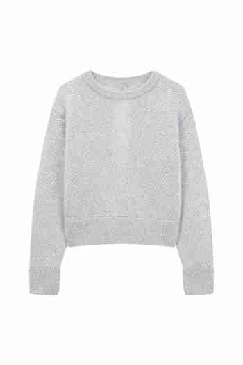 STELLA McCARTNEY(스텔라맥카트니) 오픈 백 크루넥 시퀸 니트 | S.I.VILLAGE (에스아이빌리지)