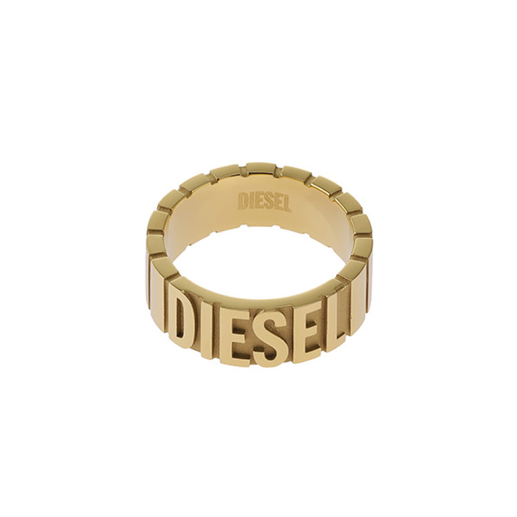 DIESEL WATCH(디젤 워치) [공식본사정품] 디젤 DX1439710 로고 스테인리스스틸 반지  (에스아이빌리지)