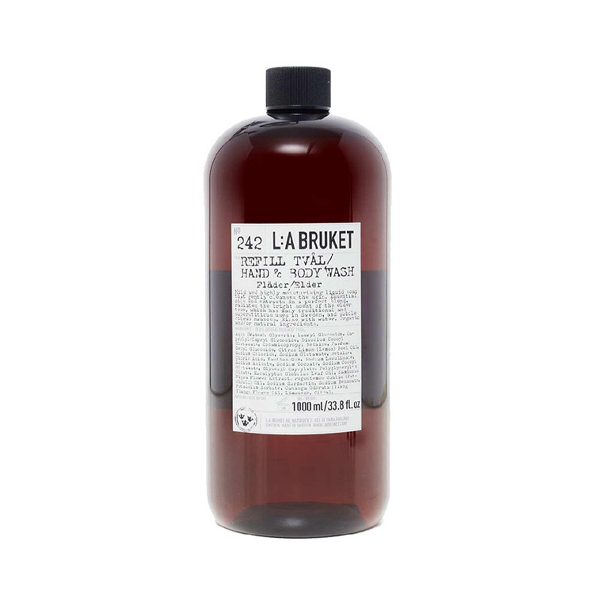 La Bruket 라부르켓 [클리어런스] 핸드 And 바디워시 엘더 리필 1000ml S I Village 에스아이빌리지