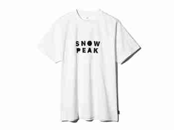 SNOW PEAK(스노우 피크) SNOWPEAKER T-Shirt CAMPER White TS-24SU003WH | S.I.VILLAGE (에스아이빌리지)