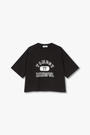 STUDIO TOMBOY(스튜디오 톰보이) 마인드풀 크롭 티셔츠 | S.I.VILLAGE (에스아이빌리지)