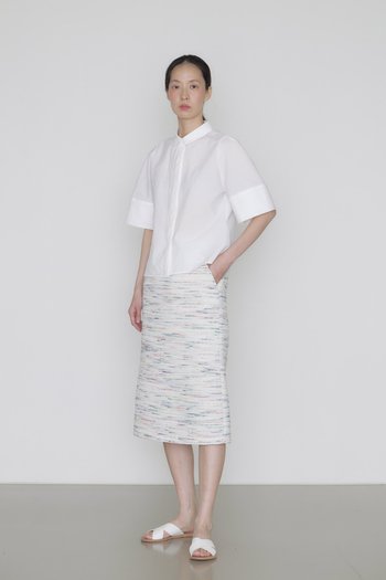 MANUELLE ET GUILLAUME(마누엘에기욤) Summer mood tweed skirt | S.I.VILLAGE (에스아이빌리지)