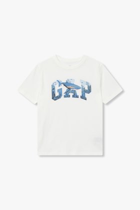 GAP Kids(갭키즈) [키즈 남아 6-14세] 로고 프린트 코튼 티셔츠 | S.I.VILLAGE (에스아이빌리지)