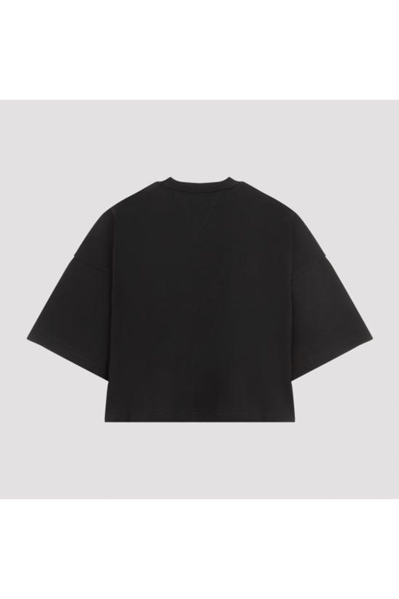 BOTTEGA VENETA(보테가베네타) 24FW 보테가베네타 반팔 티셔츠 804284 V4N50 1000 BLACK | S.I ...