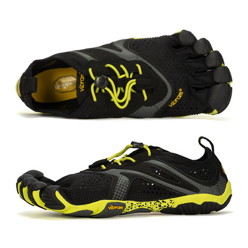 VIBRAM FIVEFINGERS(비브람파이브핑거스) 비브람파이브핑거스 V-RUN MEN BLACK/YELLOW... FIVEFINGERS]비브람파이브핑거스 V-RUN MEN... 