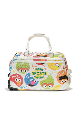 HORN GARMENT(혼가먼트) U SM SESAME CHARACTER PATTERN POINT BOSTON BAG HQ3ZU15U | S.I.VILLAGE (에스아이빌리지)