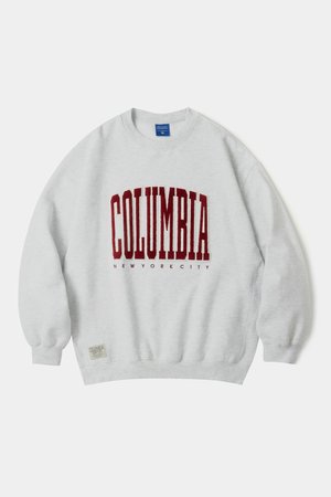 COLUMBIA UNIVERSITY(컬럼비아 유니버시티) BIG BOUCLE H/FLEECE SWEATSHIRTS L그레이 | S.I.VILLAGE (에스아이빌리지)