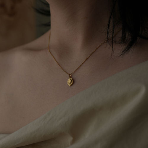LE BLEU(르블루) vintage charm necklace gold | S.I.VILLAGE (에스아이빌리지) [LE BLEU]vintage charm necklace gold - 