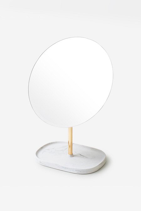 JAJU(자주) 마블 트레이 대형 탁상 거울 | S.I.VILLAGE (에스아이빌리지)