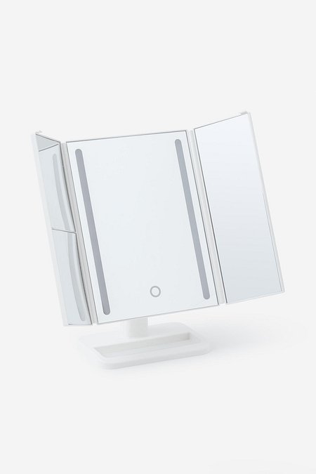 JAJU(자주) 3면으로 볼 수 있는 LED 확대 거울 | S.I.VILLAGE (에스아이빌리지)