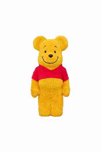 KINKIROBOT(킨키로봇) 400% BEARBRICK Winnie the Pooh COSTUME Ver.(PILE FABRIC）(2409017) | S.I.VILLAGE (에스아이빌리지)