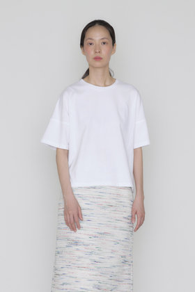 MANUELLE ET GUILLAUME(마누엘에기욤) Embroidery line cotton top white | S.I.VILLAGE (에스아이빌리지)