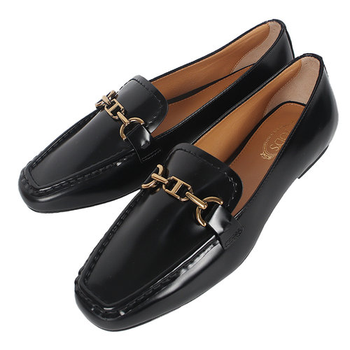 TOD`S(토즈) 토즈 24FW 여성 레더 로퍼 블랙 XXW23L0IN70SHA B999... VILLAGE (에스아이빌리지) [TOD`S]토즈 24FW 여성 레더 로퍼... 