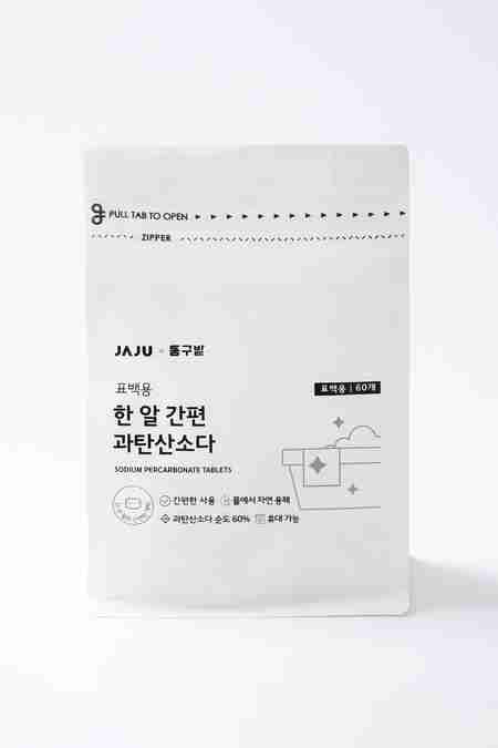 JAJU(자주) 표백용 한 알 간편 과탄산소다_60정 | S.I.VILLAGE (에스아이빌리지)