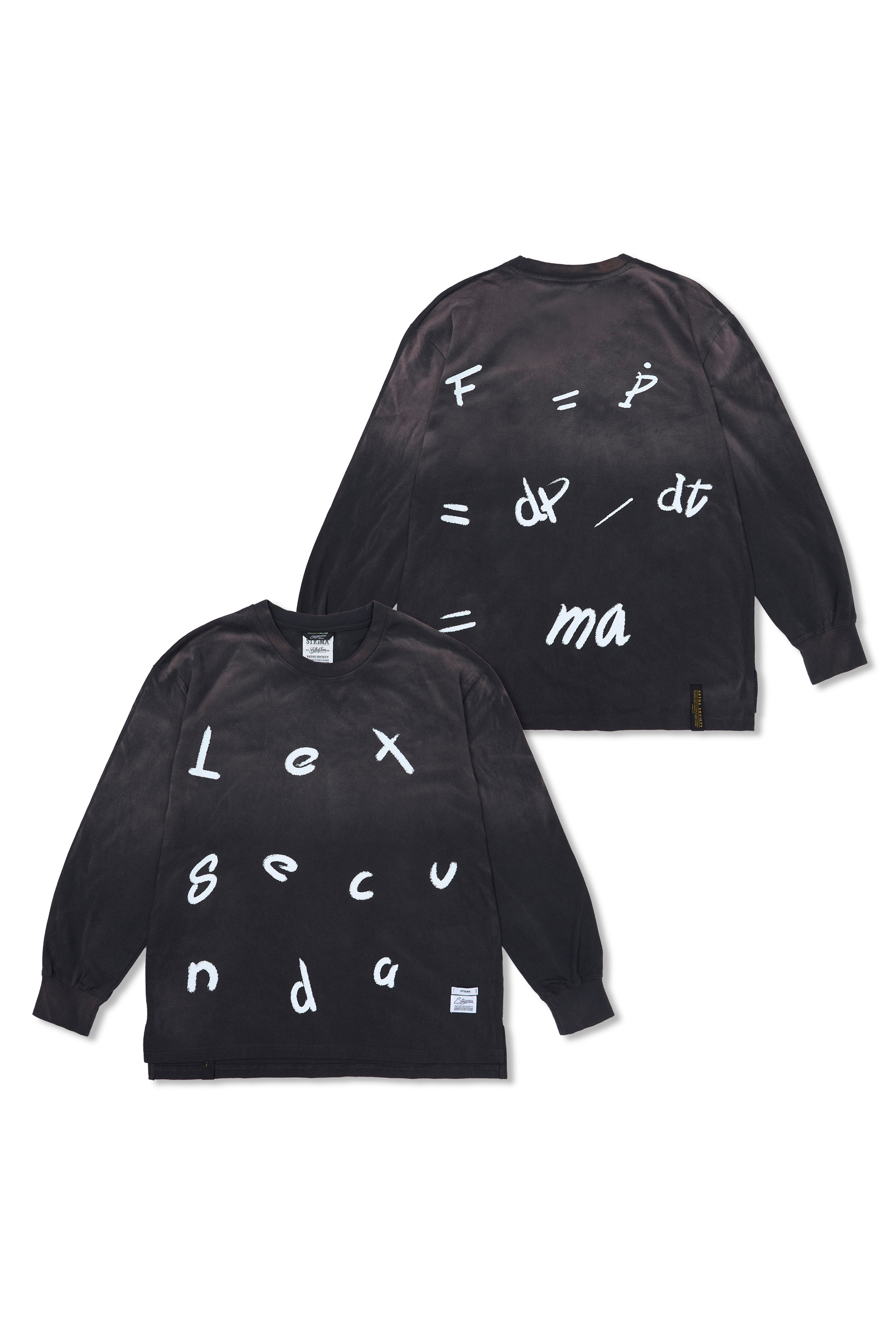 [ STIGMA ]★Lexsecunda Vintage-Like Oversized Long Sleeves T MUSINSA | STIGMA Lexsecunda Vintage-Like Oversized Long