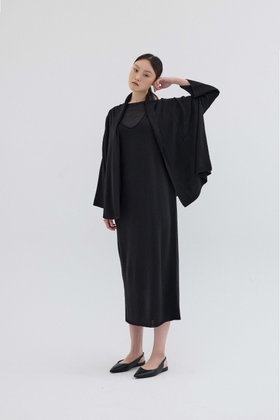 REPLAIN(리플레인) WOOL SHAWL CARDIGAN_BLACK | S.I.VILLAGE (에스아이빌리지)