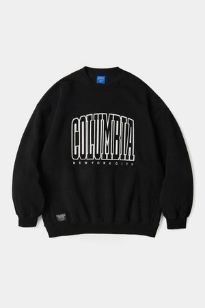 COLUMBIA UNIVERSITY(컬럼비아 유니버시티) BIG BOUCLE H/FLEECE SWEATSHIRTS 블랙 | S.I.VILLAGE (에스아이빌리지)