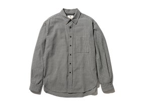 SNOW PEAK(스노우 피크) Niigata Made check Shirt Grey SH-24SU201GY | S.I.VILLAGE (에스아이빌리지)