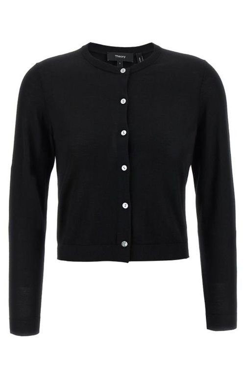 THEORY(띠어리) 25FW 띠어리 가디건 O0711701001 Black | 신세계V [THEORY]25FW 띠어리 가디건 O0711701001 Black - 