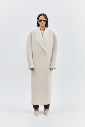 FAYEWOO(페이우) Cashmere Shawl Coat [CREAM] | S.I.VILLAGE (에스아이빌리지)