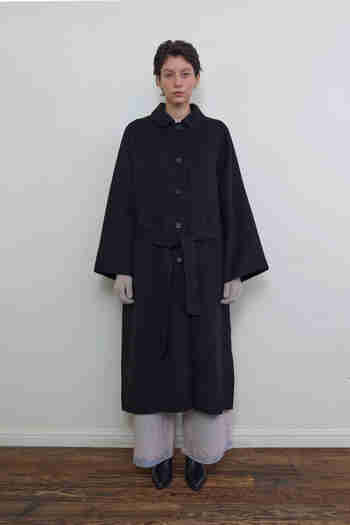 MDGT(엠디지티) Solid Raglan Long Coat_Black | S.I.VILLAGE (에스아이빌리지)