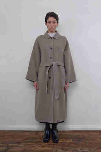 MDGT(엠디지티) Herring-Bone Raglan Long Coat_Beige | S.I.VILLAGE (에스아이빌리지)