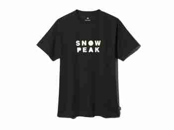 SNOW PEAK(스노우 피크) SNOWPEAKER T-Shirt CAMPER Black TS-24SU003BK | S.I.VILLAGE (에스아이빌리지)