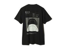 SNOW PEAK(스노우 피크) Alpha Breeze Typography T-Shirt Black TS-24SU001BK | S.I.VILLAGE (에스아이빌리지)