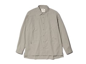 SNOW PEAK(스노우 피크) TAKIBI Light Ripstop Long Sleeve Shirt Lightgrey SH-24SU102LGY | S.I.VILLAGE (에스아이빌리지)