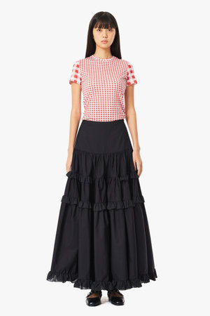 MOLLY GODDARD(몰리고다드) [MOLLY GODDARD] 키티 스커트(MGPF24-25 KITTY SKIRT BLACK) | S.I.VILLAGE (에스아이빌리지)