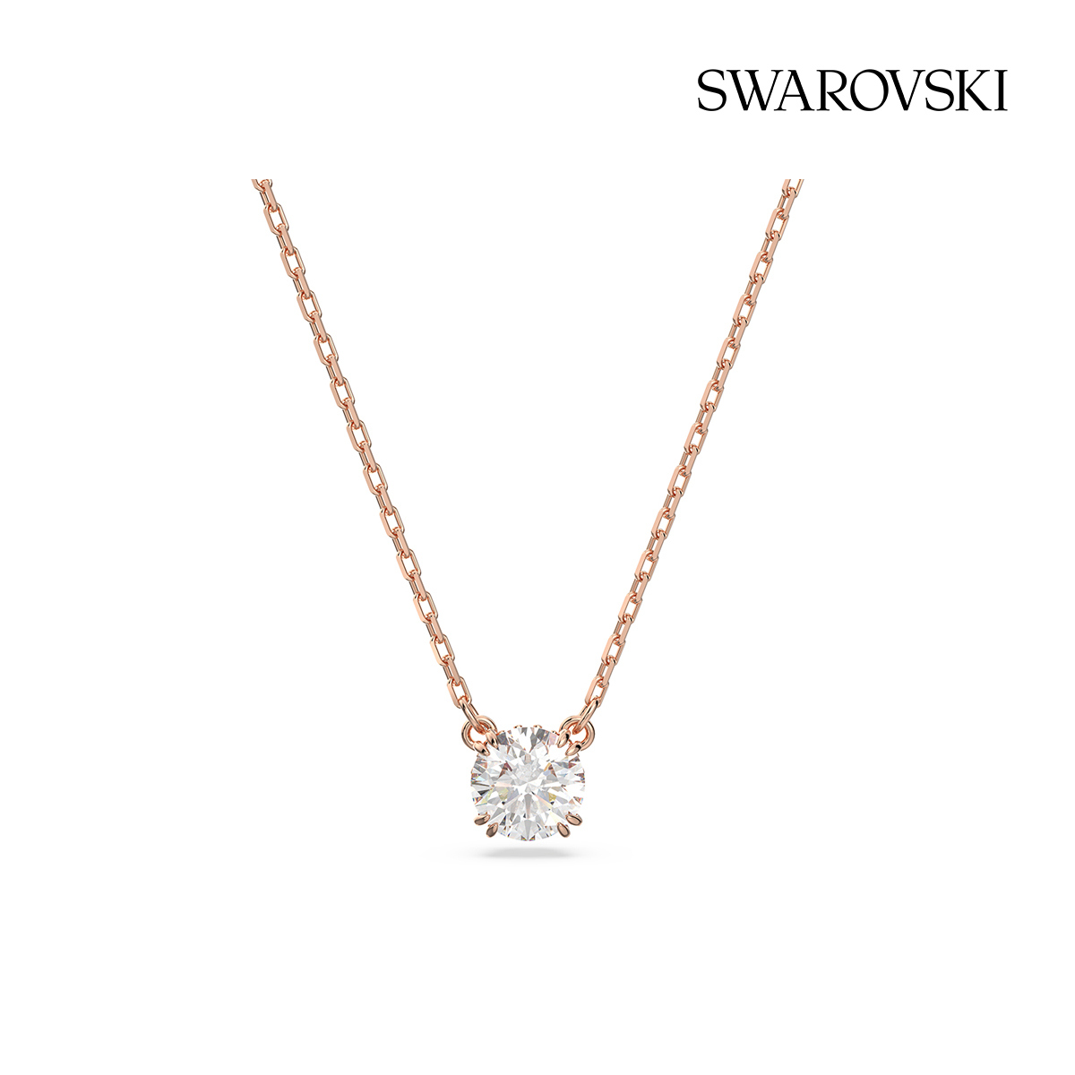 SWAROVSKI(스와로브스키) [스와로브스키/본사정품] Stilla 로즈골드 목걸이 5636710 | S.I.VILLAGE ...