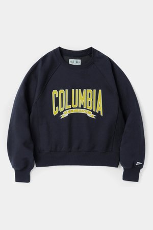 COLUMBIA UNIVERSITY(컬럼비아 유니버시티) CU 80S VINTAGE WOMEN FLEECE SWEATSHIRTS 크라운네이비 | S.I.VILLAGE (에스아이빌리지)