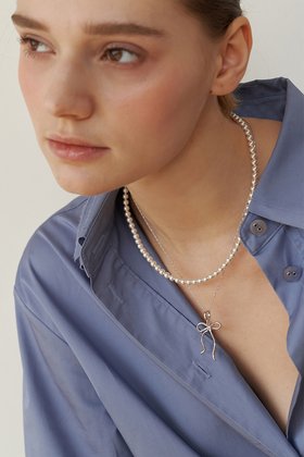 MZUU(엠주) MIMI Adorable Pearl Necklace | S.I.VILLAGE (에스아이빌리지)