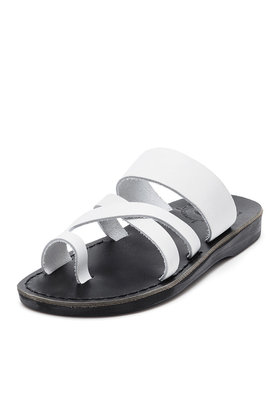 JERUSALEM SANDALS(예루살렘 샌들) 공식정품[예루살렘 샌들] NO.8 THE GOOD SHEPHERD_WHITE/BLACK (남여공용) | S.I.VILLAGE (에스아이빌리지)