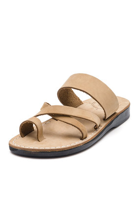 JERUSALEM SANDALS(예루살렘 샌들) 공식정품[예루살렘 샌들] NO.8 THE GOOD SHEPHERD_TAN_NUBUCK (남여공용) | S.I.VILLAGE (에스아이빌리지)