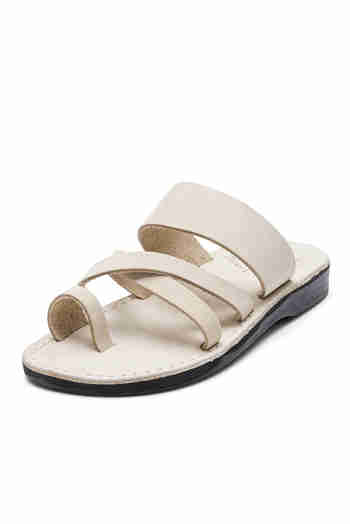 JERUSALEM SANDALS(예루살렘 샌들) 공식정품[예루살렘 샌들] NO.8 THE GOOD SHEPHERD_WHITE_NUBUCK (남여공용) | S.I.VILLAGE (에스아이빌리지)