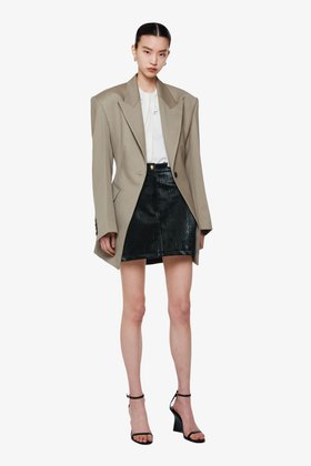 YCH(와이씨에이치) SINGLE-BRESTED TAILORED JACKET KHAKI (F24JK1091KK) | S.I.VILLAGE (에스아이빌리지)