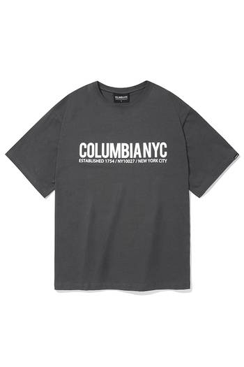 COLUMBIA UNIVERSITY(컬럼비아 유니버시티) NYC BLACK SERIES S/S T-SHIRTS 차콜 | S.I.VILLAGE (에스아이빌리지)