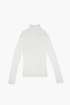 HIGH NECK RIB KINT TOP_OFF WHITE