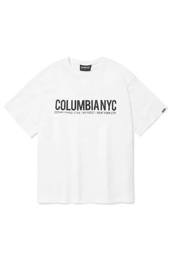 COLUMBIA UNIVERSITY(컬럼비아 유니버시티) NYC BLACK SERIES S/S T-SHIRTS 화이트 | S.I.VILLAGE (에스아이빌리지)