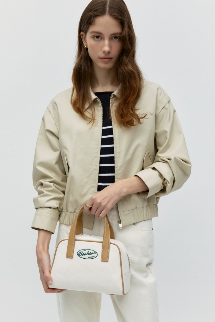 DEPOUND(드파운드) bowling canvas bag (tote) - beige | 신세계V