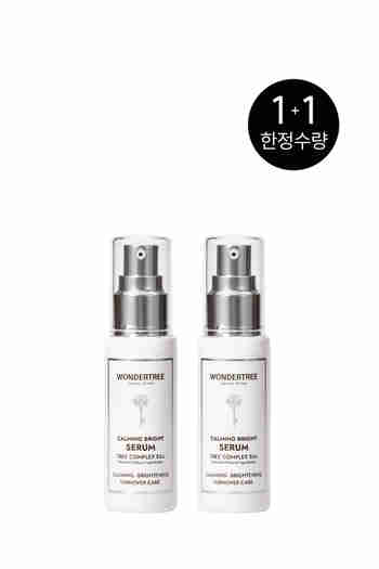 WONDERTREE(원더트리) [1 + 1] #톤업 #탄력 #리페어 #항산화_카밍 브라이트 세럼 50ml | S.I.VILLAGE (에스아이빌리지)