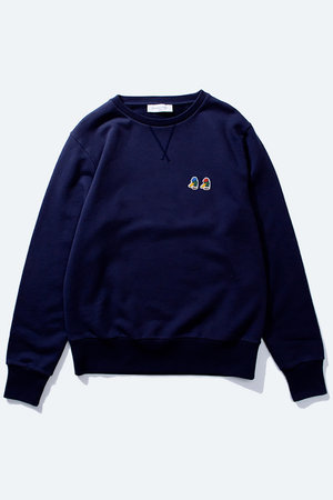 EDMMOND STUDIOS(에드몬드 스튜디오) [에드몬드 스튜디오] DUCK HEAD SPECIAL NS SWEATSHIRT NAVY | S.I.VILLAGE (에스아이빌리지)