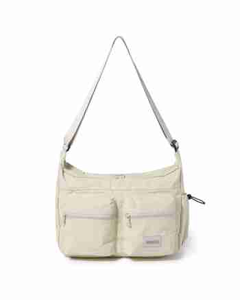 BROMPTON LONDON(브롬톤 런던) TWO POCKET HOBO BAG - CREAM (P245ACR202) | S.I.VILLAGE (에스아이빌리지)